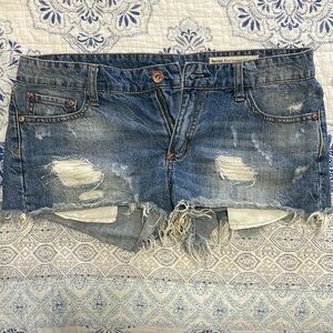 Special A Distressed Cut-Off Shorts